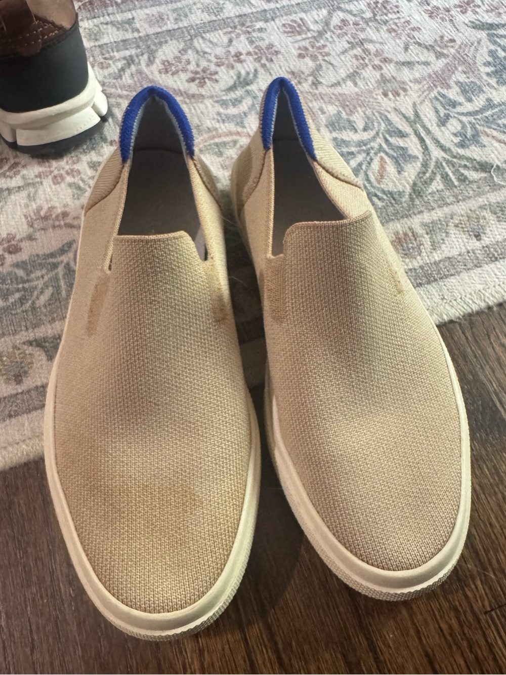 Rothy’s sneakers. DOES HAVE STAINS THAT NEED TO BE WORKED ON